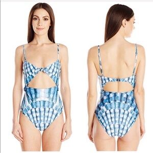 Mara Hoffman Kia One Piece Knot Swimsuit Small